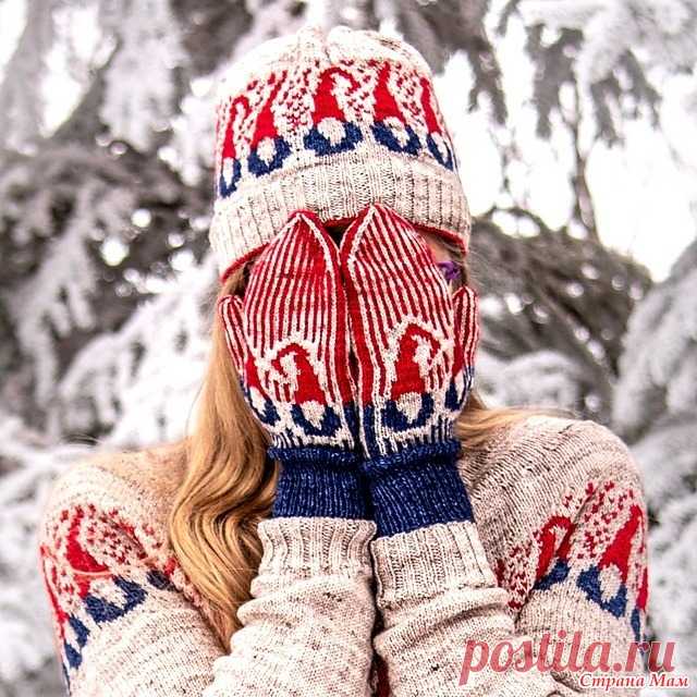 Шапка и варежки 