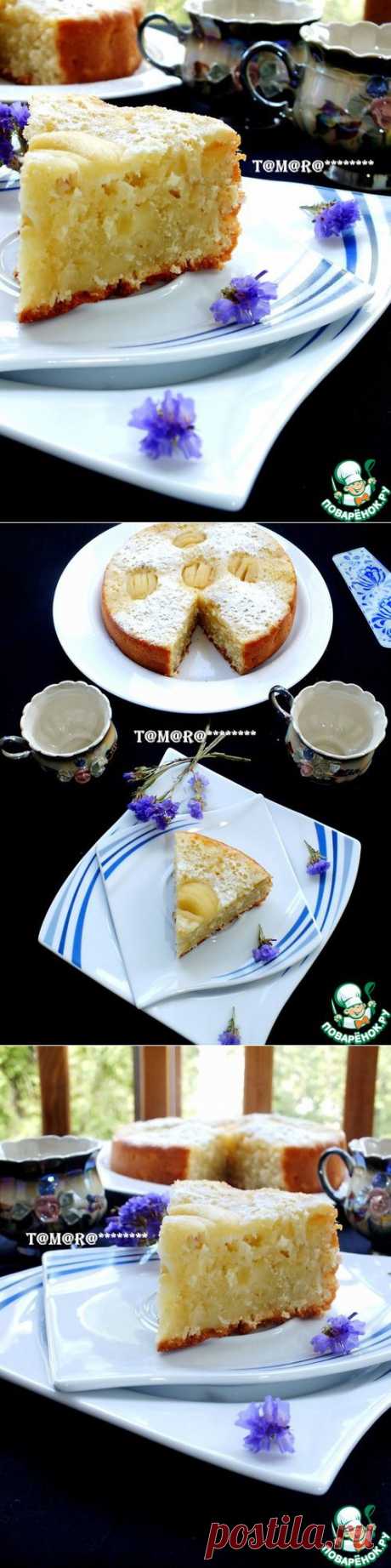 Яблочно-кокосовый пирог - кулинарный рецепт