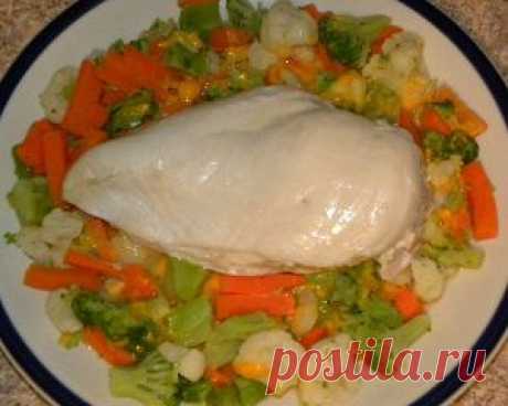 Диета на курице и овощах (1500 ккал)