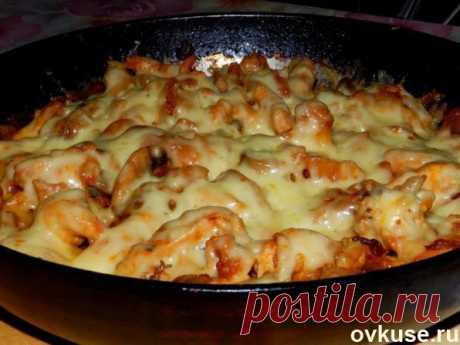 Курица с грибами и сыром в томатном соусе - Простые рецепты Овкусе.ру