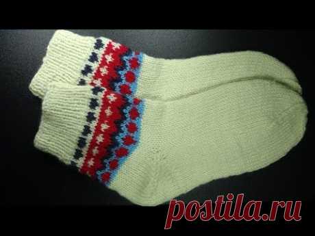Как вязать вечные носки - How to knit timeless socks.