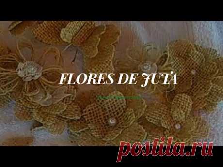 FLORES DE JUTA  #flordejuta #artesanato  #coisasdemaria