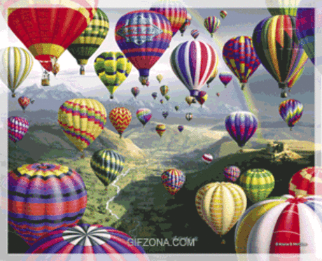 Воздушные шары открытки 3D анимационные скачать - 3D анимация - Гиф приколы скачать GIF бесплатно - Лучшие gif приколы и анимационные картинки