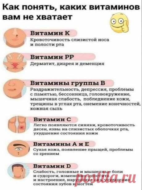 Каких витаминов может не хватать организму, давайте разбираться