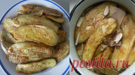 Маринованные баклажаны. Вкуснятина невероятная!
