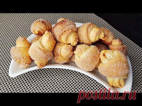 У Вас Есть Пиво? РОГАЛИКИ на ПИВЕ!!! БЕЗ ЯИЦ. Сахарные и Слоеные Рогалики | kitchenice