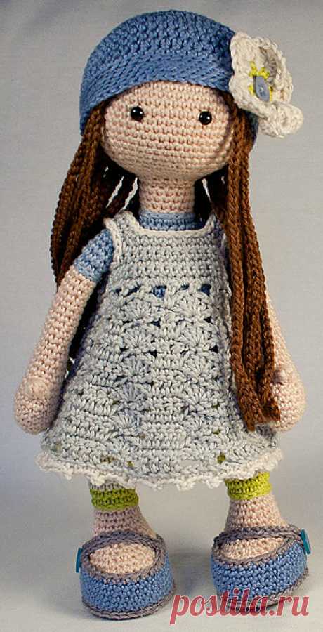 Doll LILLY by CAROcreated design. Куколка Лили.