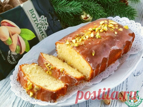 Лимонный кекс с орехами Кулинарный рецепт