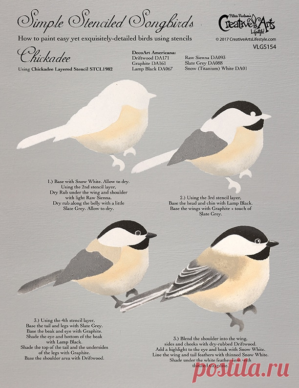 Chickadee Worksheet - Creative Arts Lifestyle