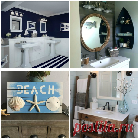 Nautical bathroom decor: give uniqueness to bathroom with nautical theme