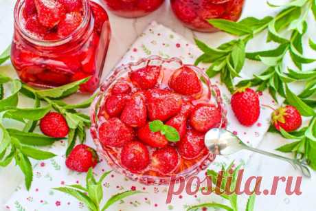 Клубника в сахаре на зиму без варки рецепт с фото пошагово - 1000.menu