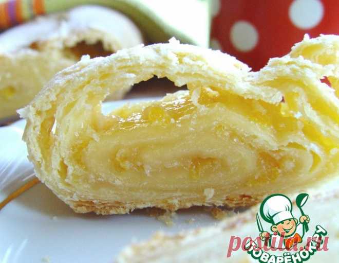 Постный лимонный рулет из рубленого теста – кулинарный рецепт