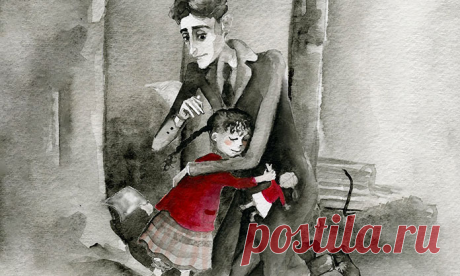 В 40 лет Франц Кафка (1883-1924), который никогда не был женат и не имел детей, гулял по парку в Берлине, когда встретил девочку, которая плакала, потому что потеряла любимую куклу. Они с Кафкой безуспешно искали куклу. Кафка сказал ей ждать его там на следующий день и они вернутся искать куклу. Они искали на следующий день, но не нашли, и тогда Кафка подарил девушке записку «написанную» куклой, в которой говорится: «Пожалуйста, не плачь. Я отправилась в путешествие посмотреть мир. Напишу о…
