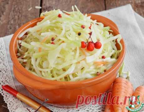 Квашеная капуста с ржаной мукой – кулинарный рецепт