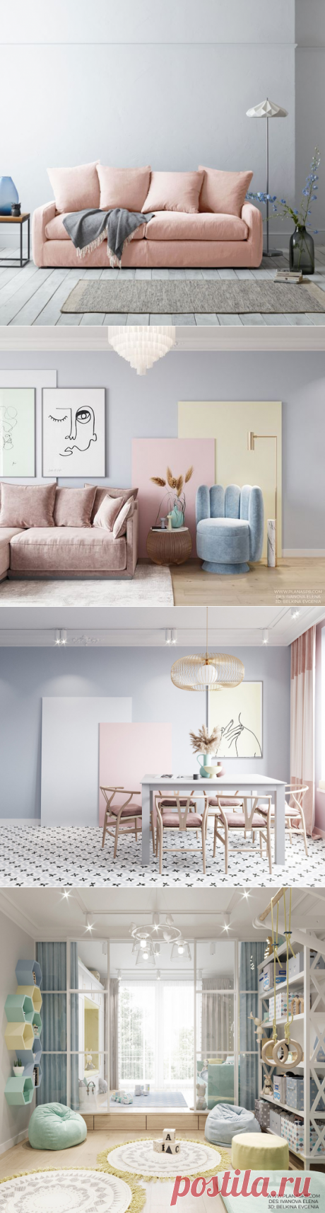Sweet and Minimalist Pastel Interior Décor Ideas - Home Design Ideas
