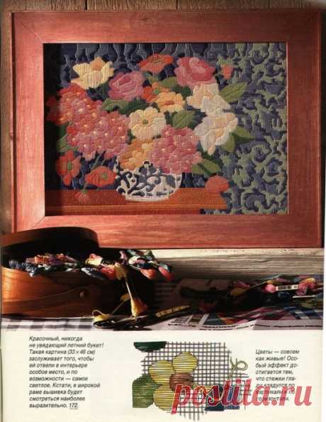 КАРТИНЫ В ТЕХНИКЕ LONGSTITCH
