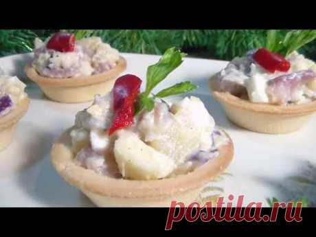 Вкусный салат из сельди по-датски - Простые рецепты Овкусе.ру