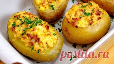 Фаршированный картофель.