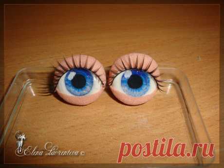 Как сделать глазки куклам, игрушкам (2 МК ) | Подружки