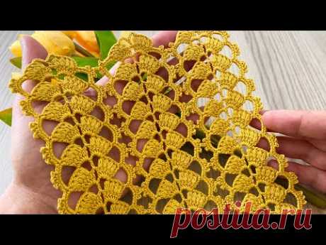 This Pattern is So Simple and Beautiful Crochet New Runner, Blouse Pattern