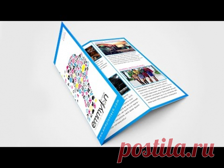 Tri Fold Brochure Design Layout | Adobe Illustrator (#SpeedArt)