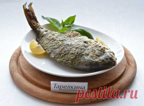 Дорада с базиликовой корочкой рецепт от Тарелкиной