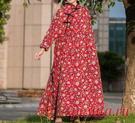 Cotton Oversized Loose Fitting in red, maxi dress, long Vintage dress, long sleeve dress, prom dress, bridesmaid dress 【Fabric】  Cotton 【Color】 Red 【Size】 Shoulder width is not limited Bust 130cm / 51 Shoulder + sleeve length 61cm / 24 Cuff circumference 29cm/ 11.3 Length 128cm / 50     Have any questions please contact me and I will be happy to help you.