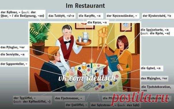 Im Restaurant / Изучение немецкого языка