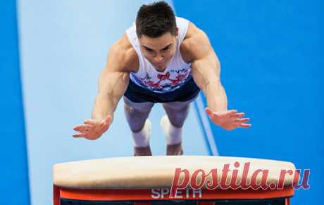 Олимпийский чемпион гимнаст Нагорный выиграл два золота чемпионата России за день. Спортсмен победил в опорном прыжке и упражнении на параллельных брусьях