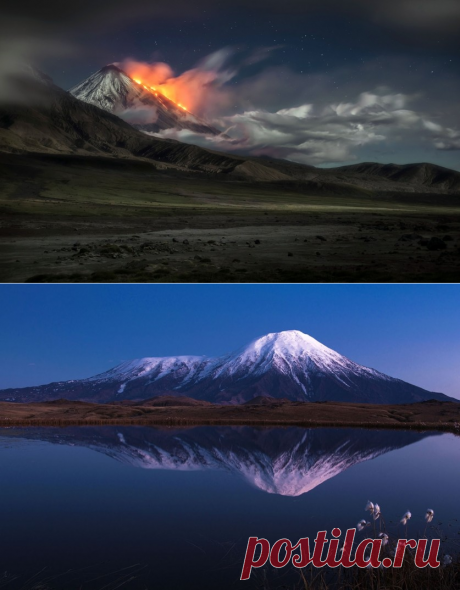 Потрясающие облака над вулканами Камчатки в объективе Владимира Войчука (Vladimir Voychuk) | Фотоискусство