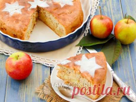 Проверенный рецепт приготовления пирога «Шарлотка» с яблоками в духовке, шаг за шагом с фотографиями.