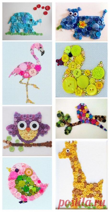 This adorable Owl Button Art is so easy to make and he looks great. He's just one of several ideas in our post. Check them all out now.