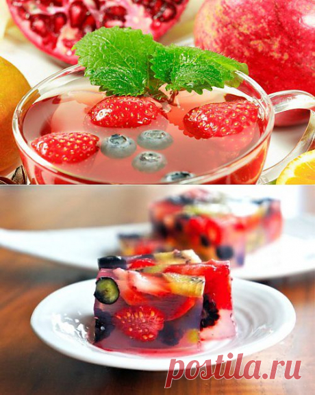 Легкие десерты: ягодное желе / Простые рецепты