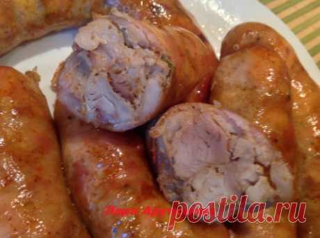 Куриные колбаски домашнего приготовления. Купаты.