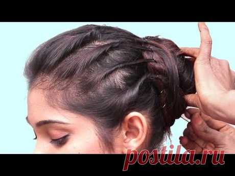 Easy & Quick Twisted Hairstyles for party || hair style girl | hairstyles || Easy hairstyles 2018