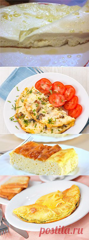 Рецепты омлетов - вкусный завтрак.