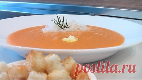 Суп-пюре из моркови видео рецепт.Книга о вкусной и здоровой пище.