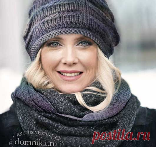 Вязаные шапки, шапочки и береты для женщин 60 лет - 8 новых моделей на зиму 2021 года
