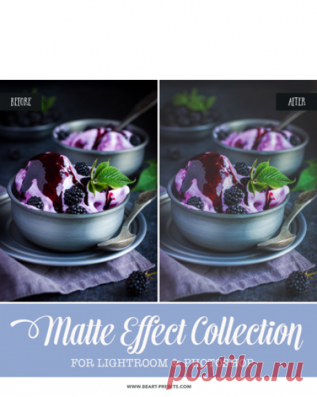 Matte  Collection: Lightroom Presets, Photoshop Actions and ACR Presets by BeArt Presets | лучшие пресеты для обработки фотографий