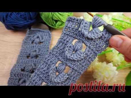Wow!! A sweet gift! crochet bandana #crochet is very easy to make