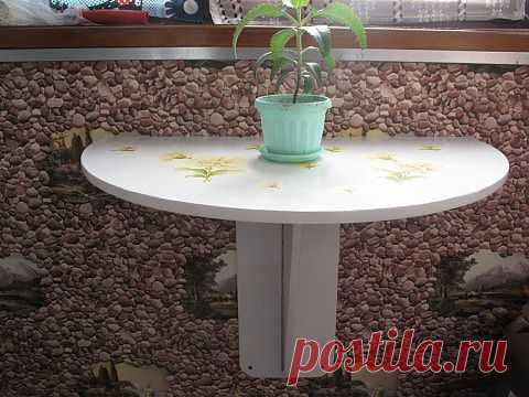 Удобный складной столик для балкона | МАСТЕРА