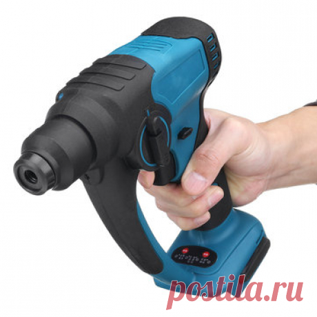 DC21V SDS 4 Pit Brushless Electric Hammer Drill Rechargeable Multifunction Impact Drill Adapted To Makita Battery Power Tools from Tools on banggood.com Online Shopping at Banggood.com！