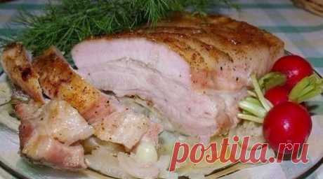 Сочная и вкусная грудинка. Самый лучший рецепт