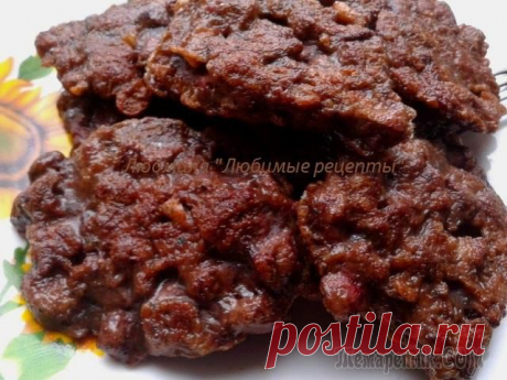 Вкуснейшие рубленые печёночные котлеты!