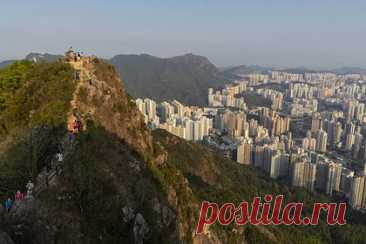 Турист упал с популярной достопримечательности в Гонконге и не выжил