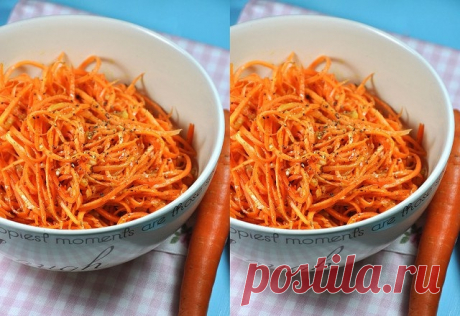 Как приготовить морковь по корейски. - рецепт, ингредиенты и фотографии