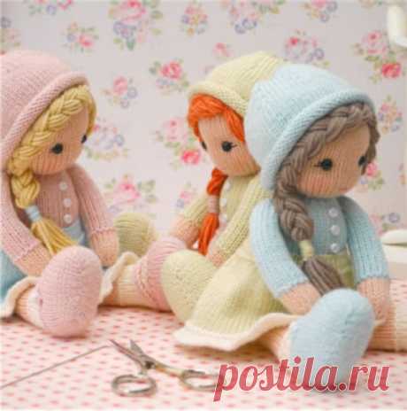 Вязаные куклы спицами Dolls