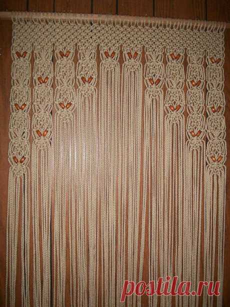 Wood Beaded Arch Door Decor Curtain Made in от craftflaire