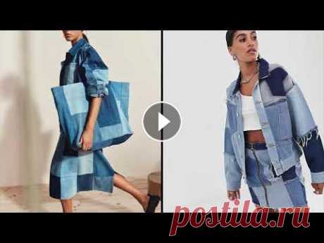 Джинсовый ПЭЧВОРК /Denim Patchwork / Upcycle ideas #UpcycleIdeas #DenimPatchwork #ДжинсовыйПэчворк #UpcycleJeans #Апсайклинг #ПерешитьДжинсы #ИдеиДляПеределки #ПеределкаОдежды #DIYideas #customizing...