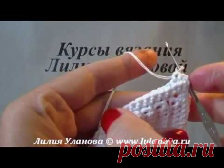Бюстгальтер простой на косточках - Knitting bra crochet - 2 часть - вязание крючком - YouTube